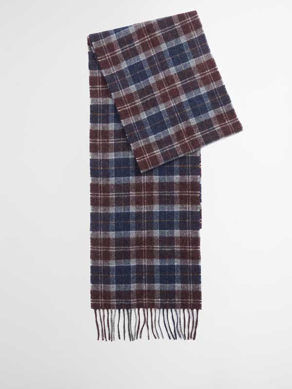 Barbour Scarf Tartan Lambswool Midnight Oak Tartan - Afbeelding 4