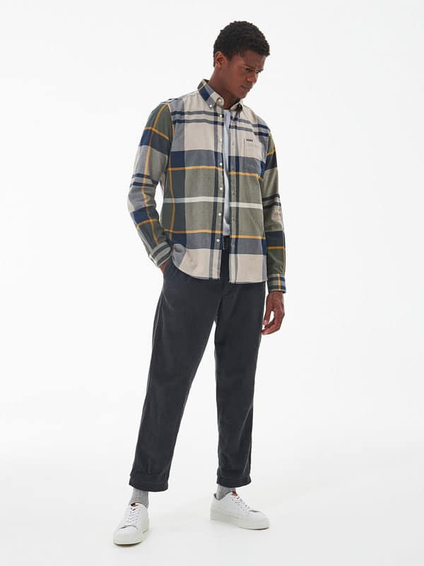 Barbour Dunoon Tailored Tartan Shirt Forest Mist - Afbeelding 2