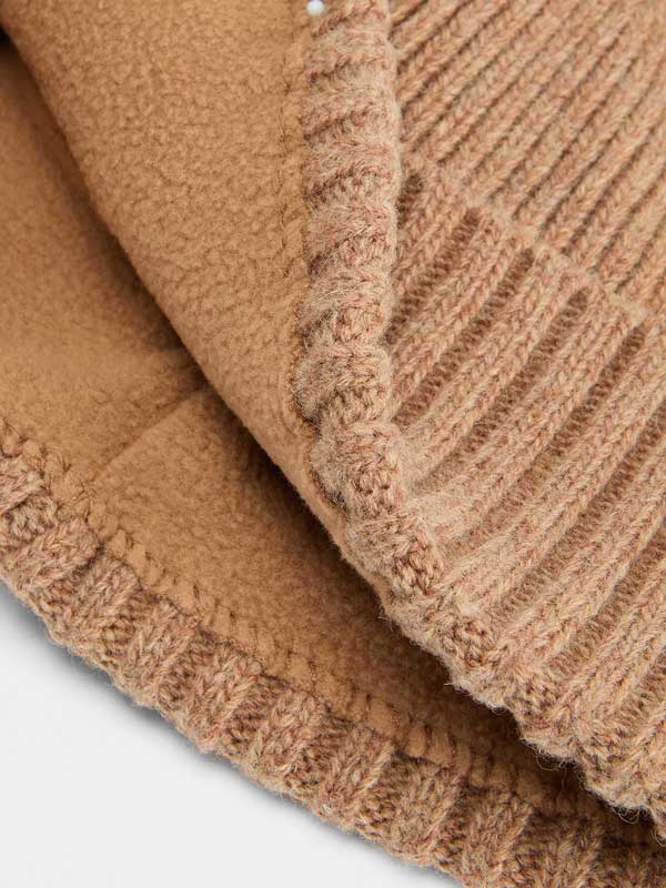 Barbour Carlton Beanie Hat Military Brown - Afbeelding 4