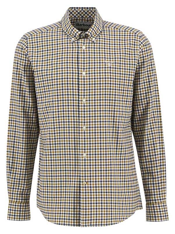 BARBOUR Finkle Tailored Checked Shirt Copper - Afbeelding 4