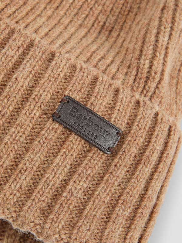 Barbour Carlton Beanie Hat Military Brown - Afbeelding 3