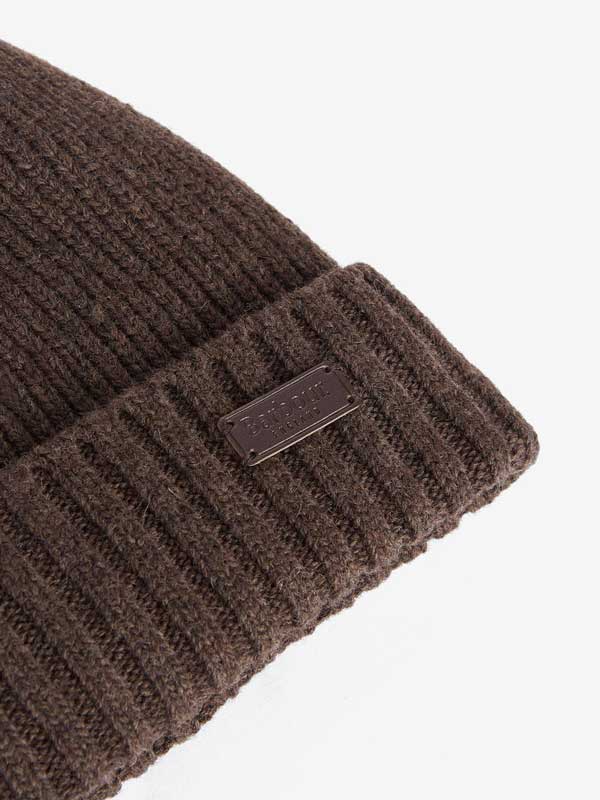 Barbour Carlton Beanie Hat Mid Brown - Afbeelding 2