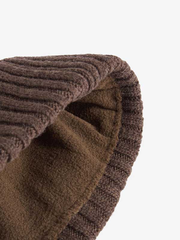 Barbour Carlton Beanie Hat Mid Brown - Afbeelding 3