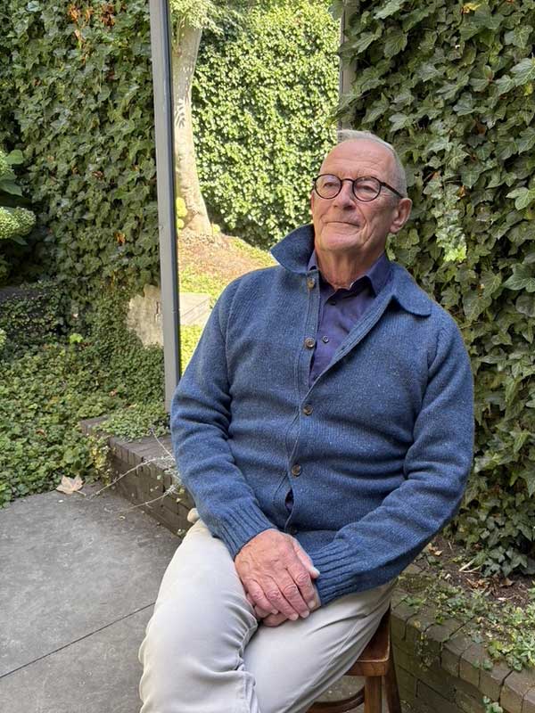 Vest, High Button Cardigan Soay - Afbeelding 2