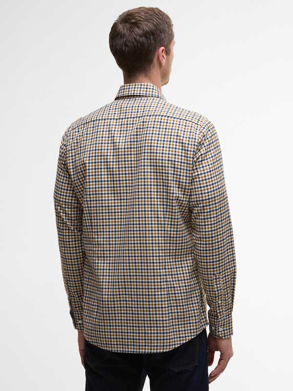 BARBOUR Finkle Tailored Checked Shirt Copper - Afbeelding 3