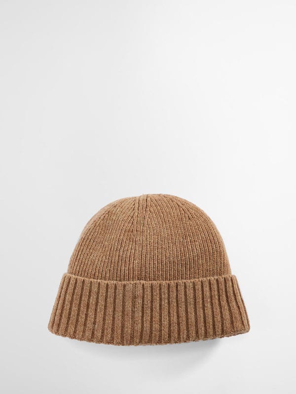 Barbour Carlton Beanie Hat Military Brown - Afbeelding 2