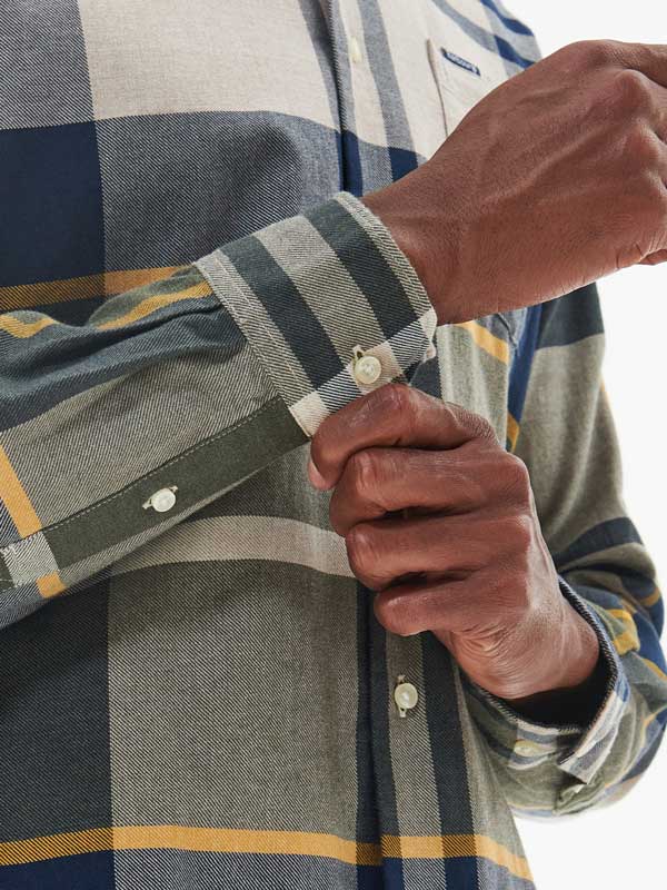 Barbour Dunoon Tailored Tartan Shirt Forest Mist - Afbeelding 5