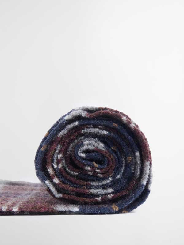 Barbour Scarf Tartan Lambswool Midnight Oak Tartan - Afbeelding 3