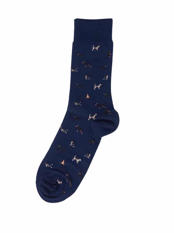 Barbour Mavin Socks Dog Navy