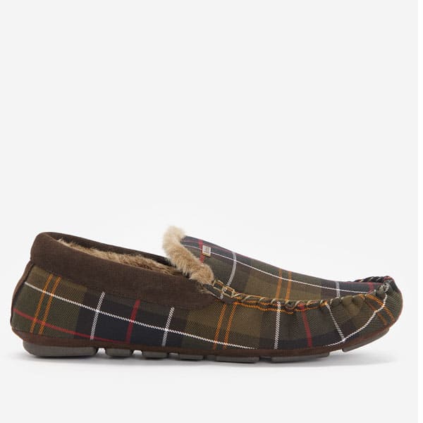 Barbour Monty Moccasin Slipper Recycled Classic Tartan - Afbeelding 2