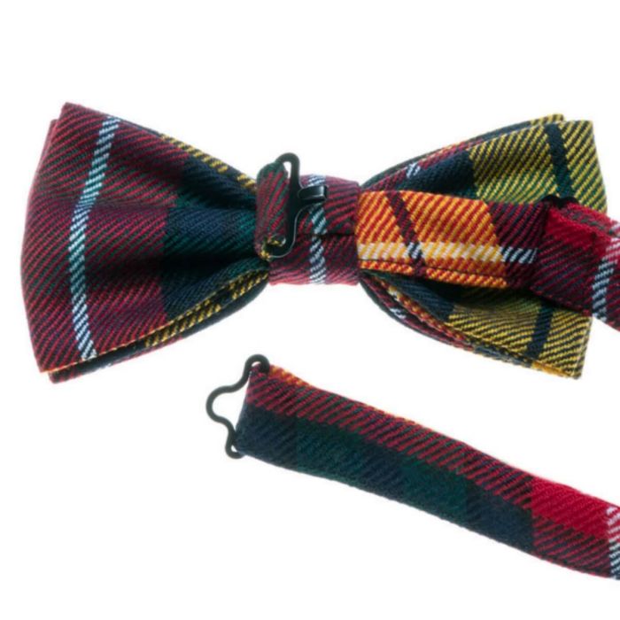 Lochcarron Tartan Strik Reiver Bow Tie Buchanan - Afbeelding 2