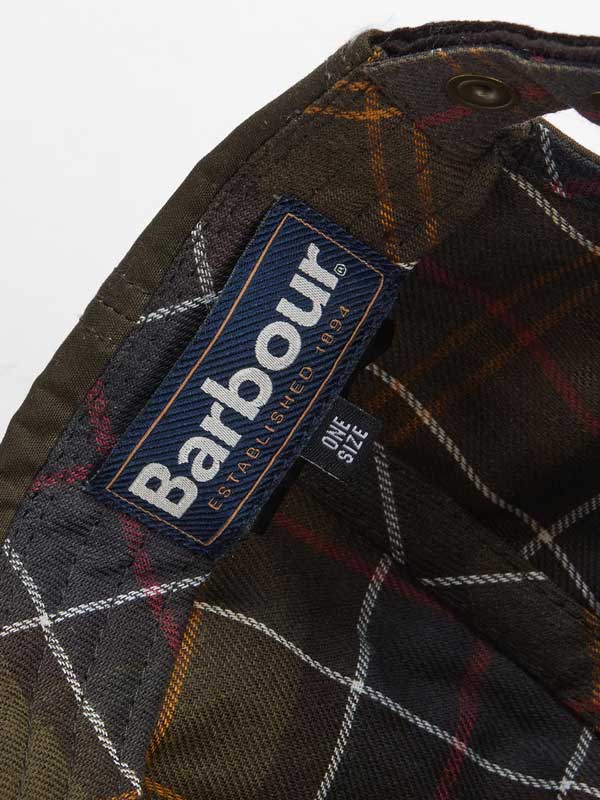 Barbour Ashby Cap Olive/Brown - Afbeelding 6