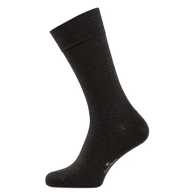 Heren Sokken Merinowol Terra Dark Brown - Afbeelding 3