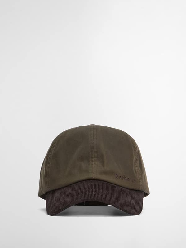 Barbour Ashby Cap Olive/Brown