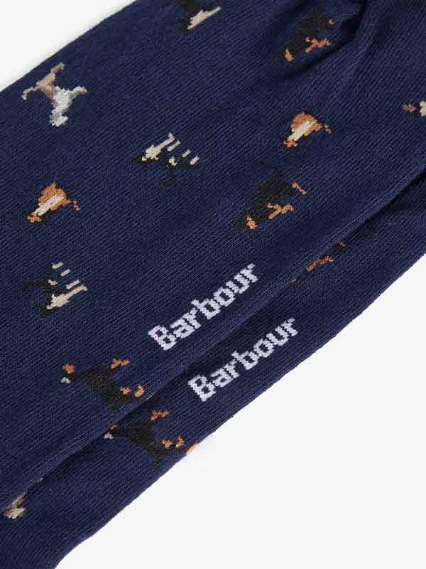 Barbour Mavin Socks Dog Navy - Afbeelding 2