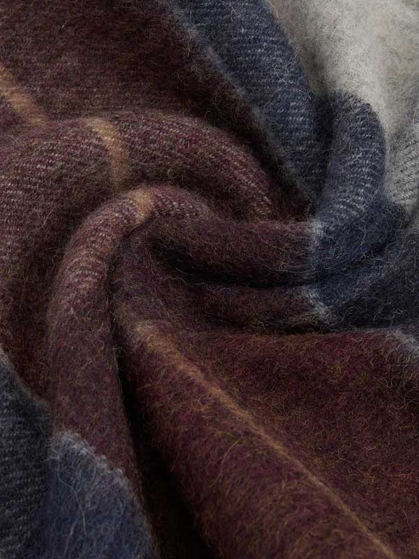 Barbour Tartan Lambswool Scarf Midnight Oak - Afbeelding 4