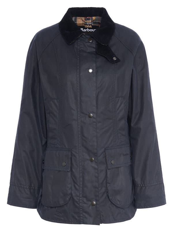Barbour Classic Beadnell Wax Jacket Navy - Afbeelding 2