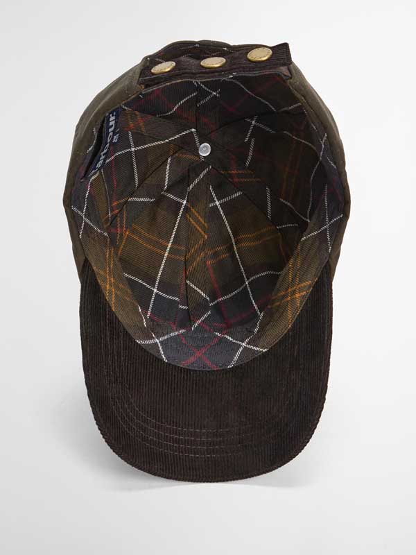 Barbour Ashby Cap Olive/Brown - Afbeelding 8