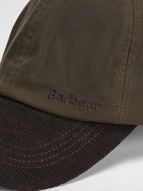 Barbour Ashby Cap Olive/Brown - Afbeelding 5