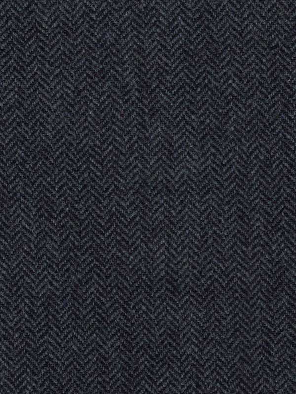 Harris Tweed Schippersjas Seaberg In Blue Herringbone - Afbeelding 2