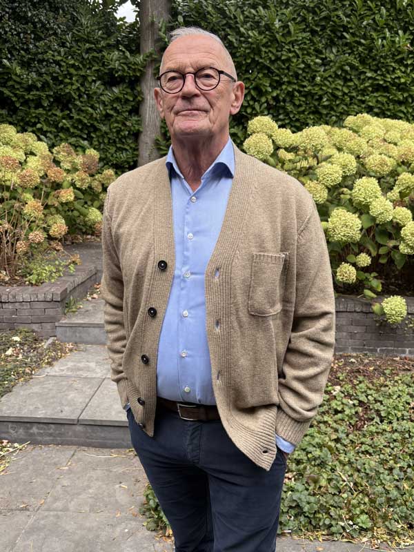 Wollen Vest met Knopen Beige - Afbeelding 2