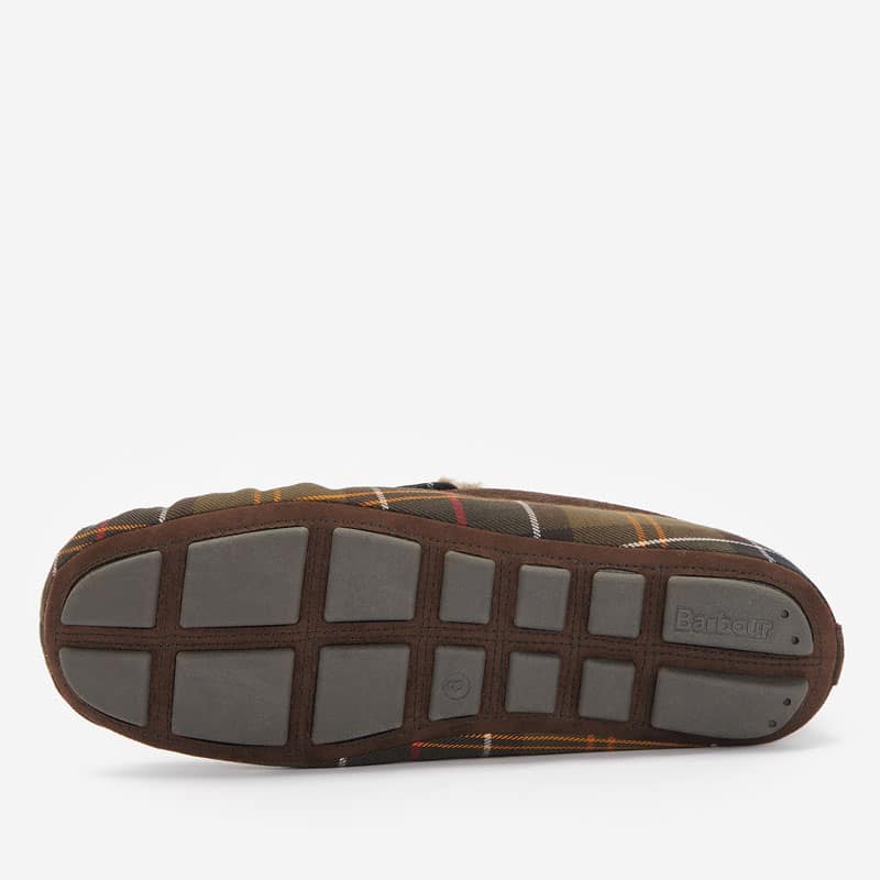 Barbour Monty Moccasin Slipper Recycled Classic Tartan - Afbeelding 3