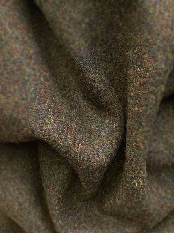 Harris Tweed Vestje "Wales" Met Revers In Tweed Shadow - Afbeelding 2