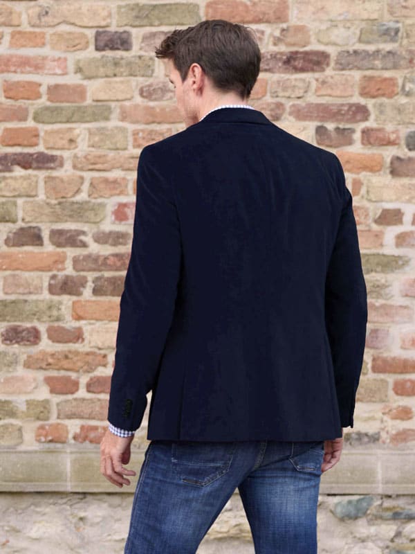 Velours Colbert London Navy - Afbeelding 2