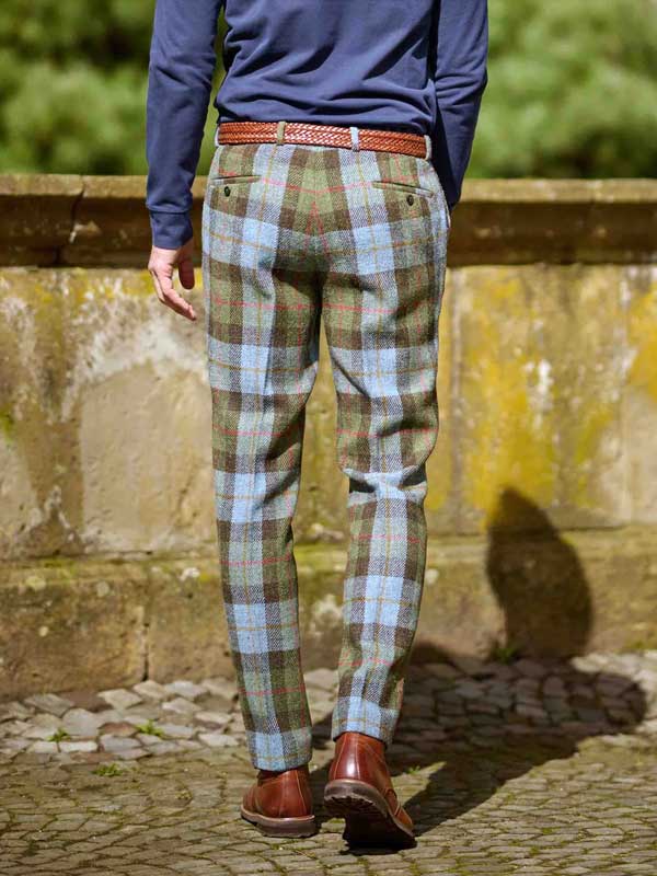 Harris Tweed Pantalon Mr Miller In Highland Check - Afbeelding 2