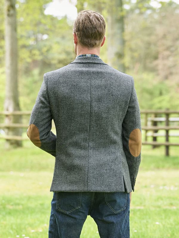 Harris Tweed Jacket London In Anthra Melange - Afbeelding 2