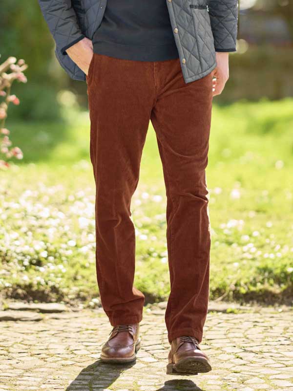 Wellington Ribcord Breed Pantalon