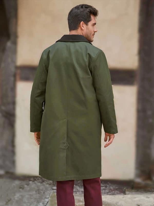Wellington Overjas/Regenmantel Finchester All Season In Olijfkleur - Afbeelding 2