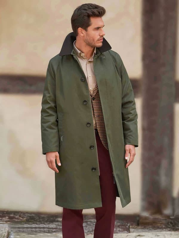 Wellington Overjas/Regenmantel Finchester All Season In Olijfkleur