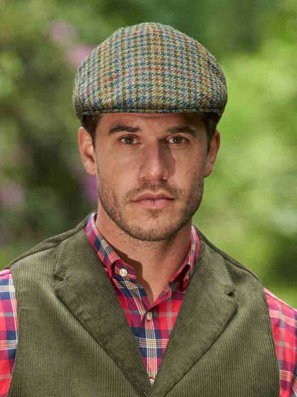 Harris Tweed Flat Cap Henry Green Castle