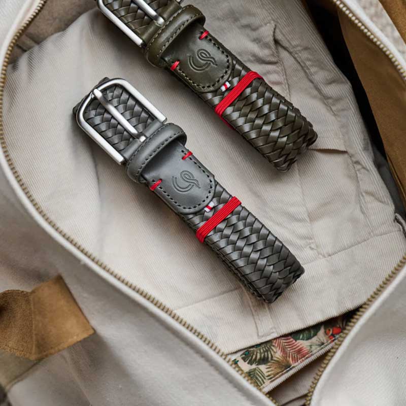 La Boucle Riem Palermo Leather Grey - Afbeelding 3