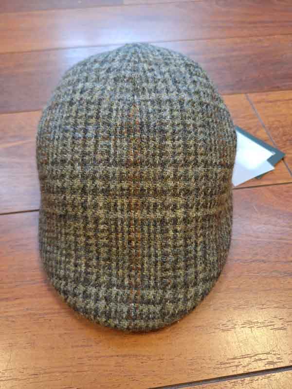 Harris Tweed Flat Cap Henry Greystone Overcheck - Afbeelding 2