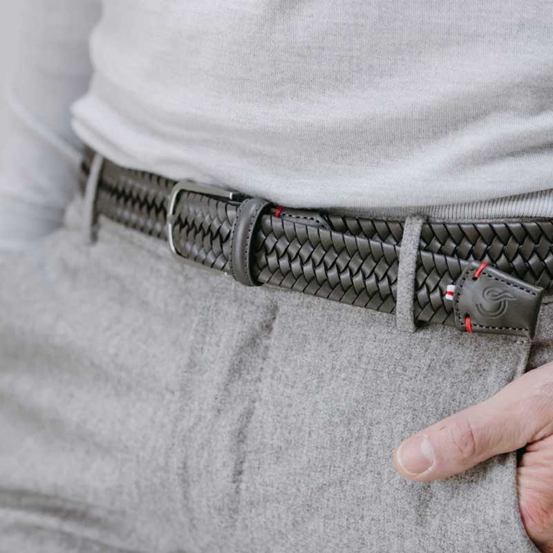 La Boucle Riem Palermo Leather Grey - Afbeelding 2