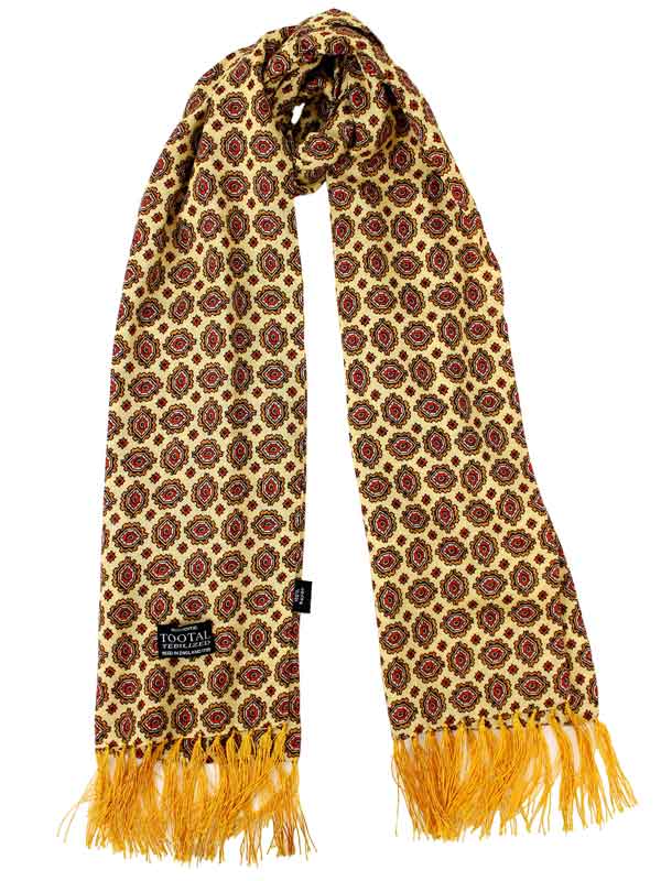 Shawl, Tootal Scarves Medallion Fringed Rayon - Afbeelding 2