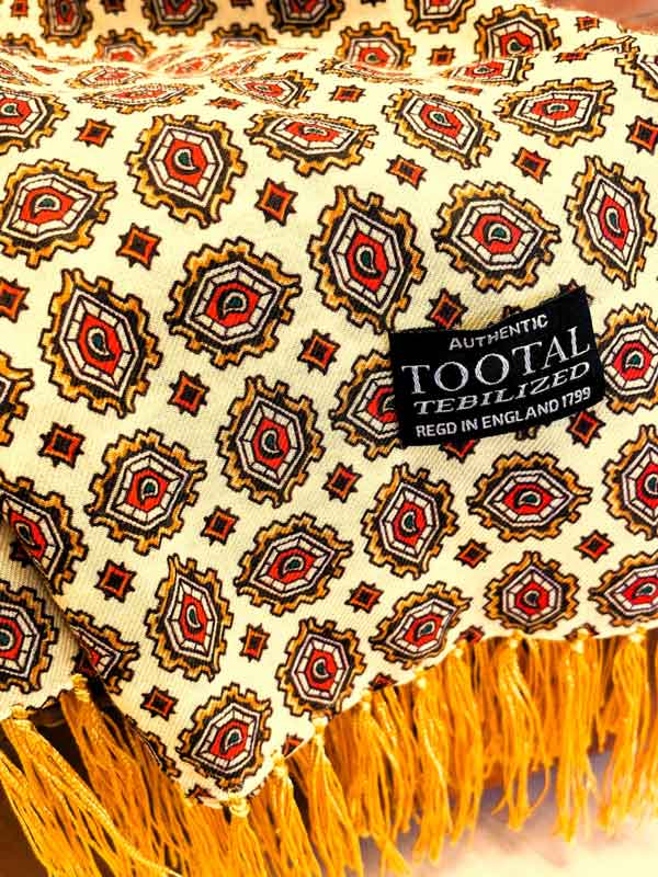 Shawl, Tootal Scarves Medallion Fringed Rayon