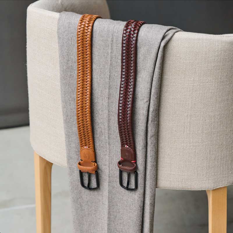 La Boucle Riem Houston Leather Brown/Black - Afbeelding 3