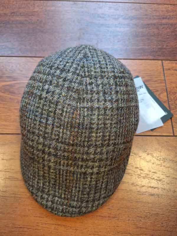 Harris Tweed Flat Cap Henry Greystone Overcheck