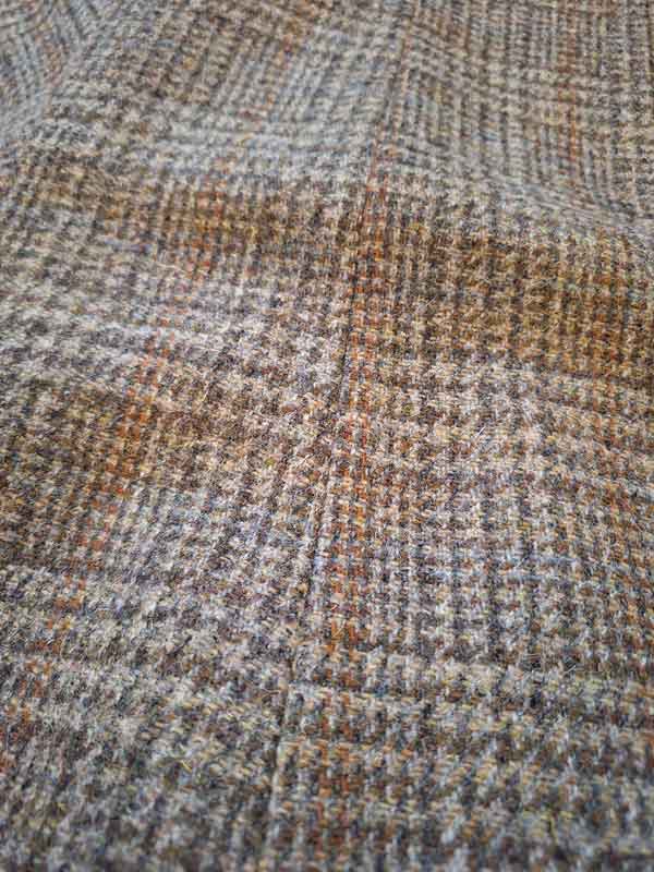 Harris Tweed Flat Cap Henry Greystone Overcheck - Afbeelding 3