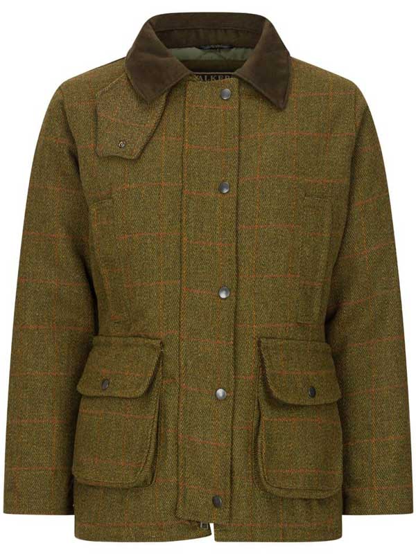 Derby Tweed Hazelwood Dames Shooting Jacket Dark Sage - Afbeelding 2