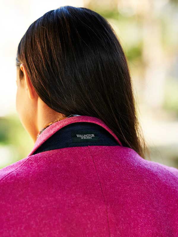 Harris Tweed Dames Blazer LadiesClub In Pink - Afbeelding 4
