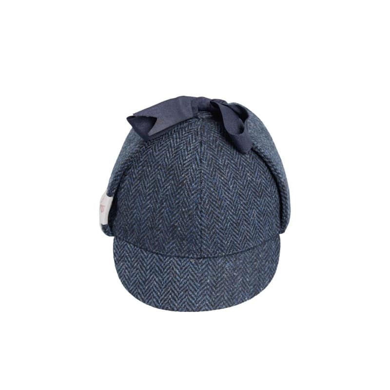 Harris Tweed Deerstalker Hat Watson Midnight Blue - Afbeelding 6