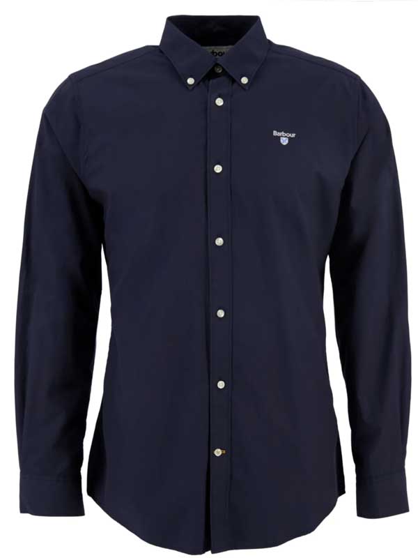 Barbour Treeport Long-Sleeved Tailored Shirt Navy - Afbeelding 5