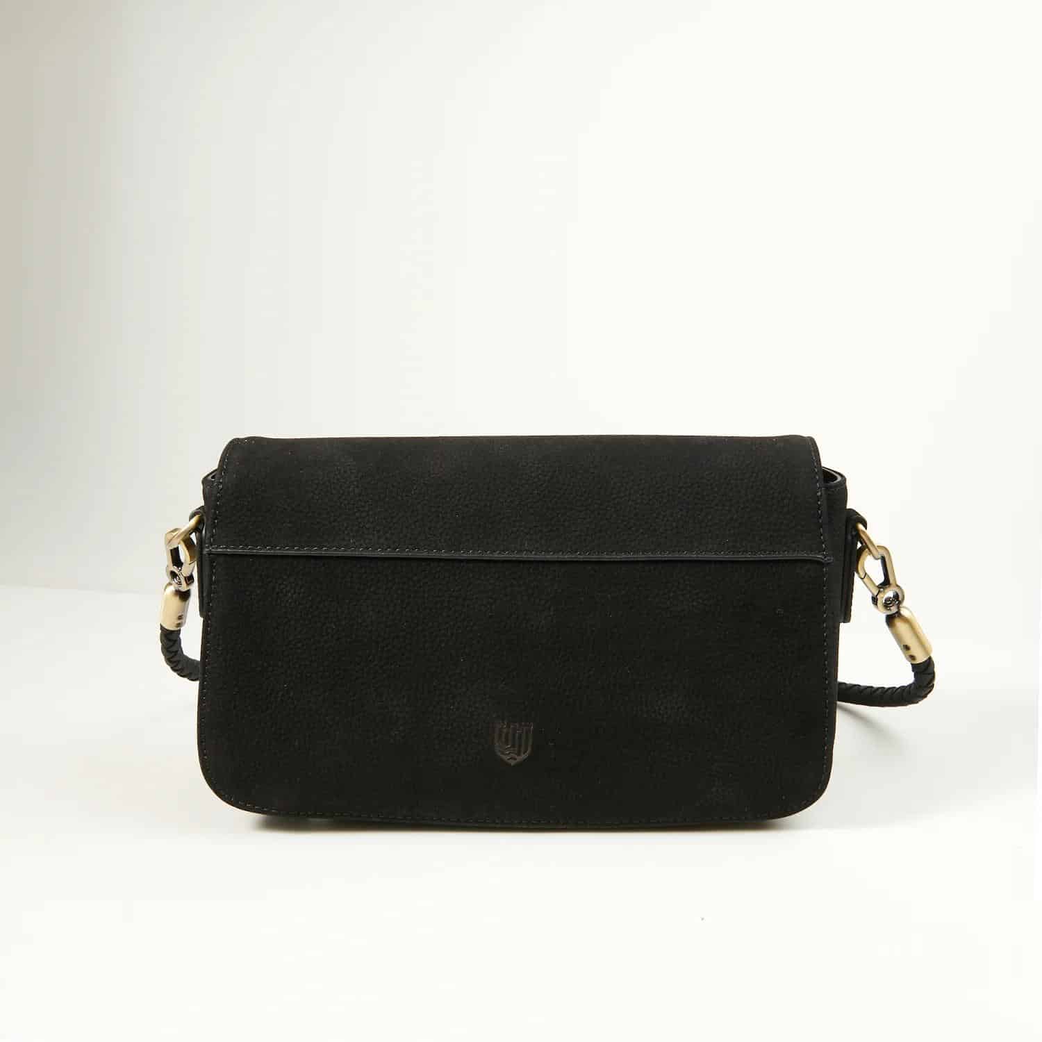 Harris Tweed Clutch, The Caithness, Islander, Black Herringbone - Afbeelding 3