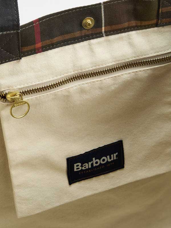 Barbour Barrhill Tartan Tote Bag Classic Tartan - Afbeelding 6