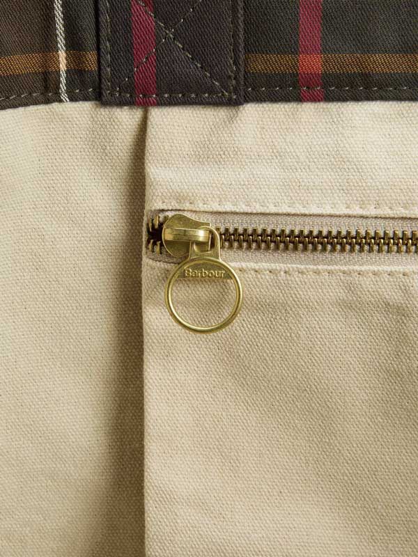 Barbour Barrhill Tartan Tote Bag Classic Tartan - Afbeelding 7