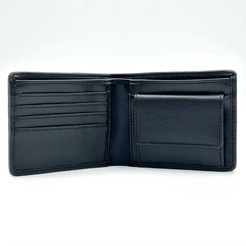 Harris Tweed Bifold Coin Wallet In Saffron - Afbeelding 2